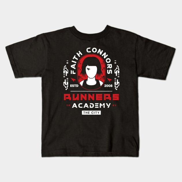 Faith Connors Academy Emblem Kids T-Shirt by Lagelantee